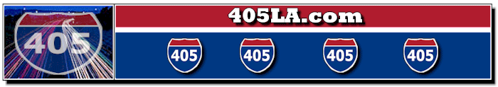 405 Traffic at Howard Hughes Parkway in Los Angeles